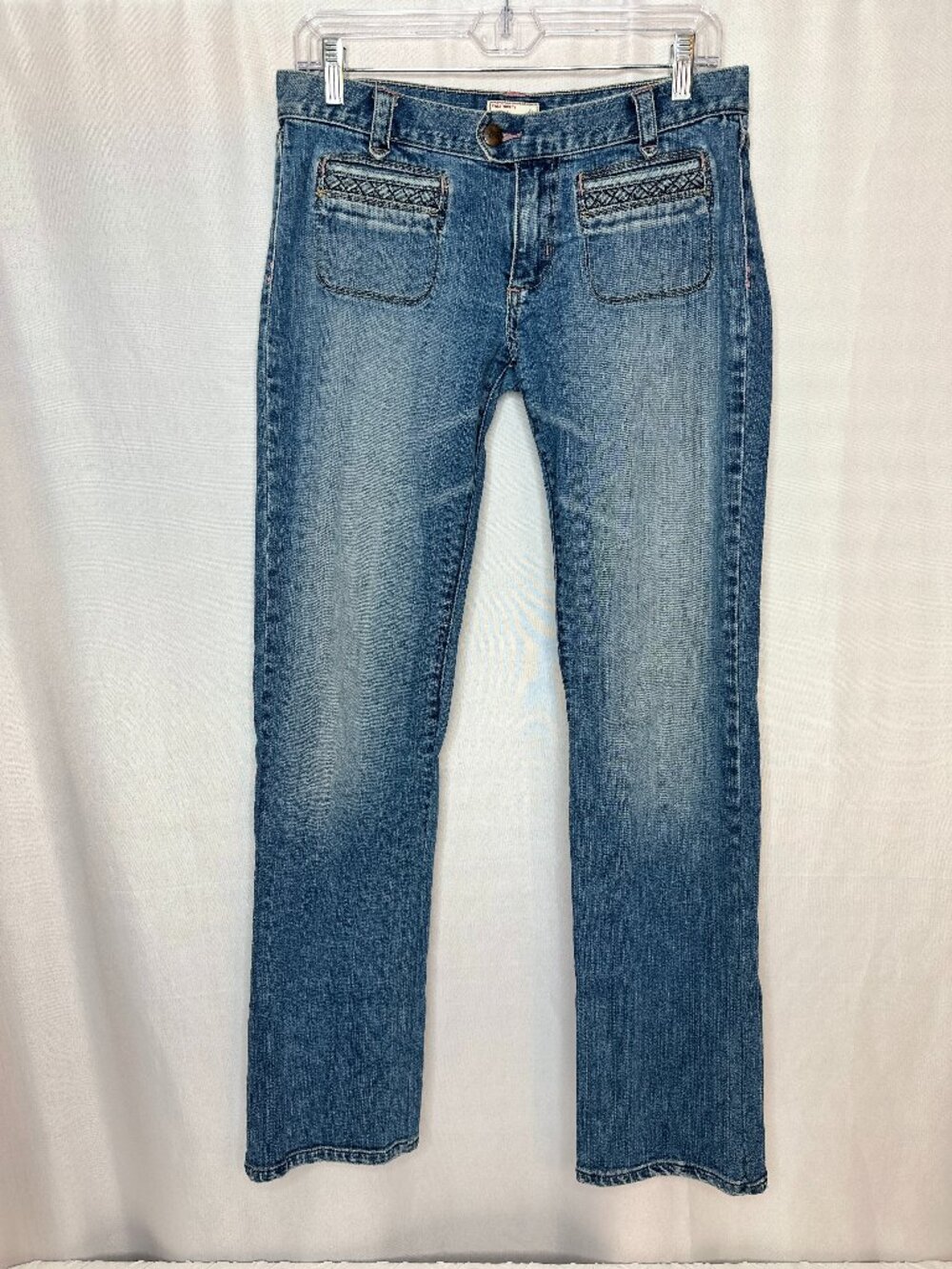 Vintage Abercromie & Fitch Bootcut Patch Pocket Jeans, Size 6 Y2K Western Preppy